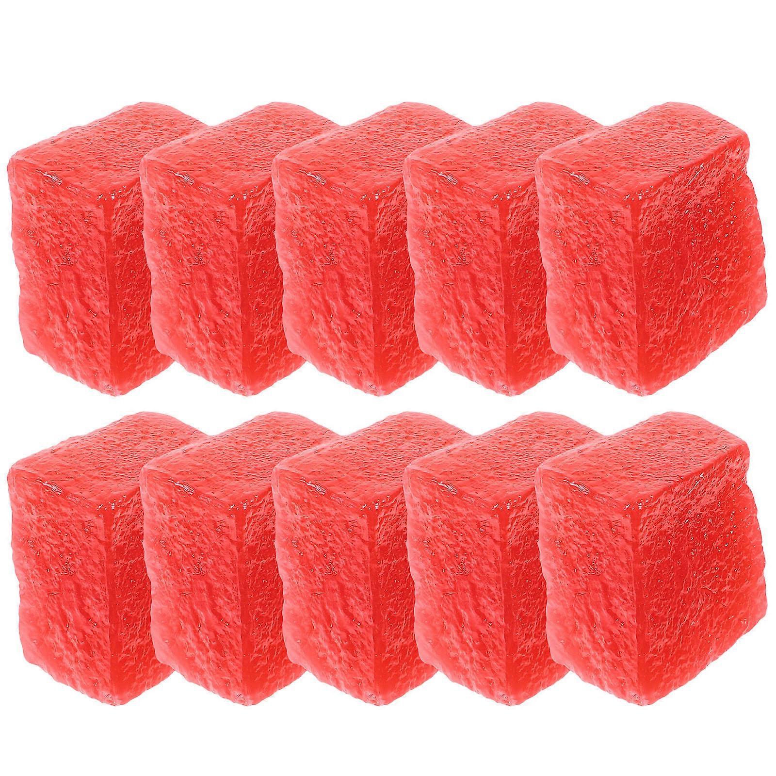 Fake Watermelon Slices Watermelon Decor Ornaments for 40Pcs Display
