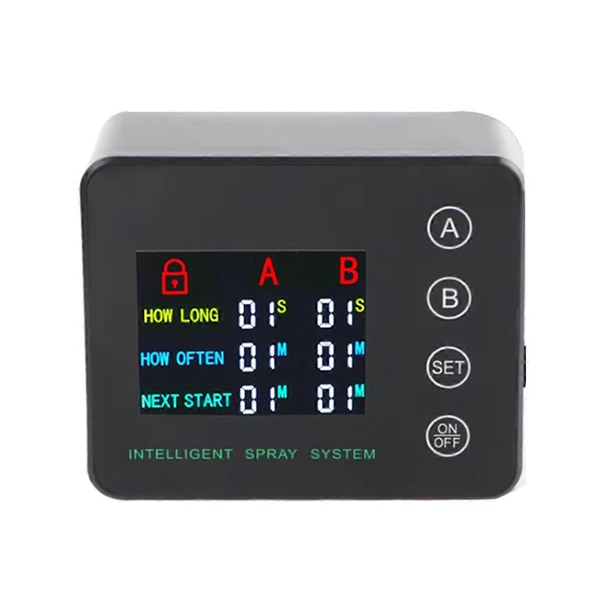 4 Ports Nozzles Electronic Spraying Set Double Pump Irrigation Timer System Automatic Watering Syste