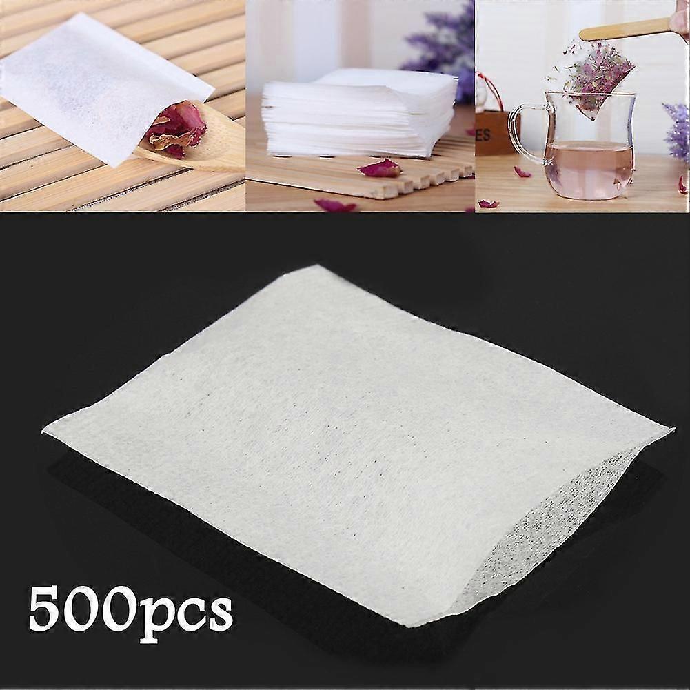 500pcs 5.5x6.2cm فارغة الحرارة ختم تصفية عشب التوابل القهوة أكياس الشاي فضفاضة الحقيبة Kaesi