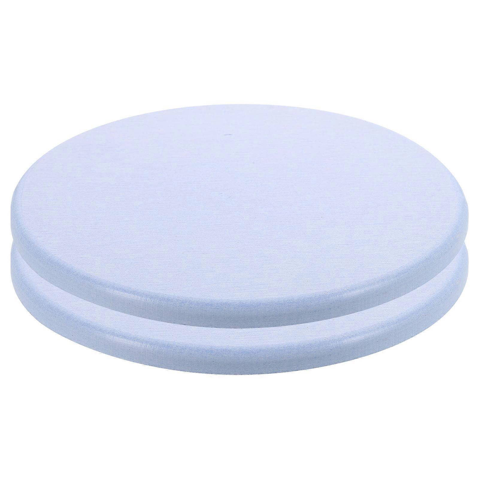 Diatomaceous Earth Flowerpot Mat for Absorbent Use 2Pcs Blue