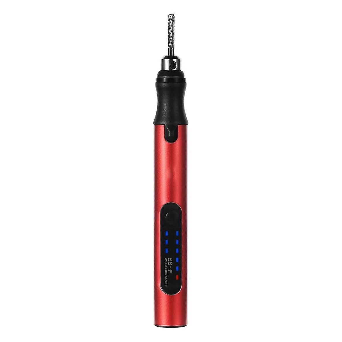 Portable Electric Sanding and Sharpening Pen - Suitable for Detail Grinding,with 3mm Drill Bits, Pen Sharpening Set