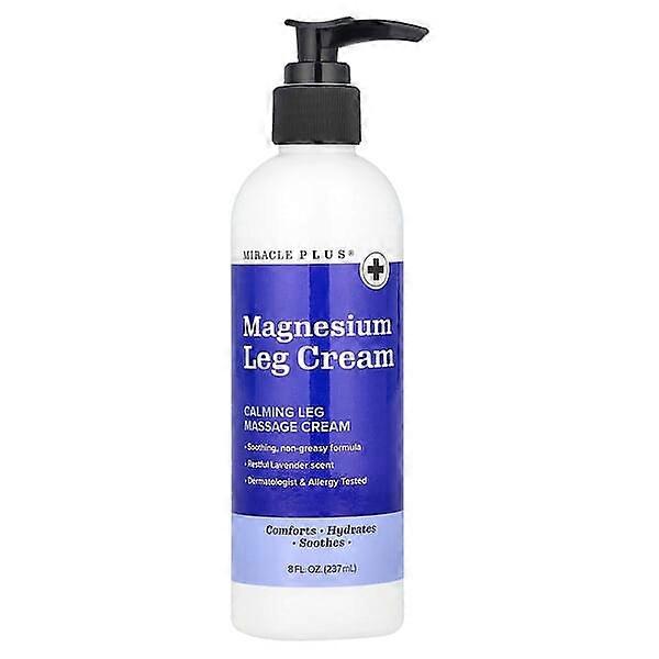 Miracle Plus, Magnesiumbenkräm, Lavendel, 237 ml