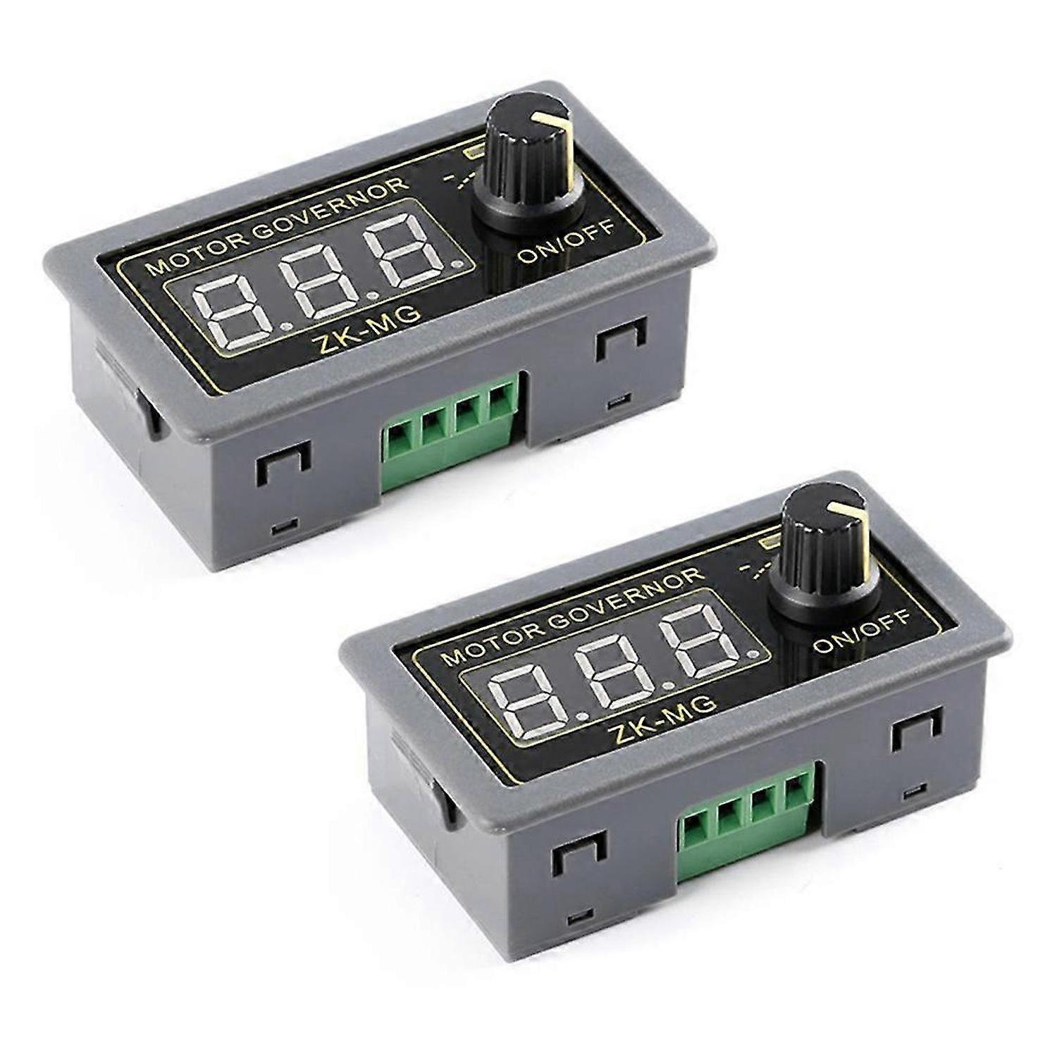 2Pcs ZK-MG PWM Motor Driver DC 5V 12V 24V Motor Speed Controller Adjustable Speed Regulator Digital