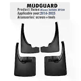Apply FOR NISSAN Navara D23 NP300 2016-2023 Mudguard Fender Mud Flap Guard Splash Mudguards Car Accessories Auto Styline Front 4pcs