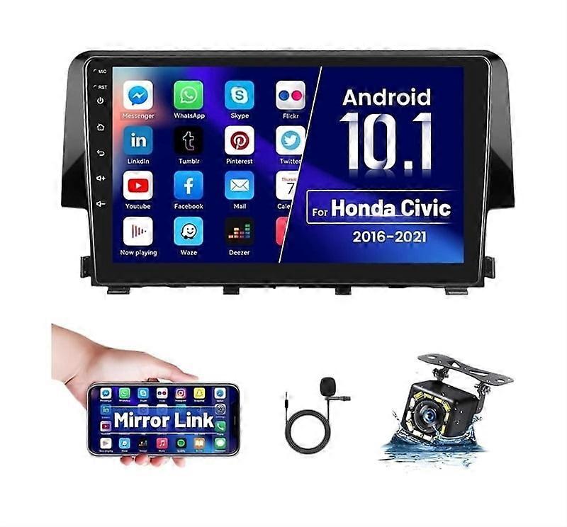 Stereo Radio for Honda Civic 2016-2021 Android Wifi Carplay 2+32G