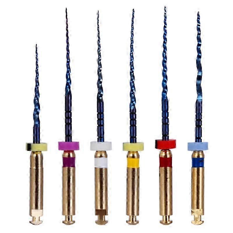 6pcs Dental Endodontic Engine Use Heat Activated Files Reciprocating Endodontic Files 25mm