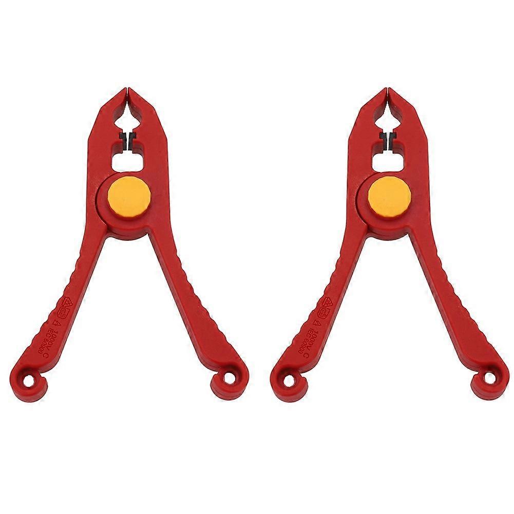 Plastic Insulated wire clamp 5 9 Inch 1000V Spring Clip for Cable Fixing