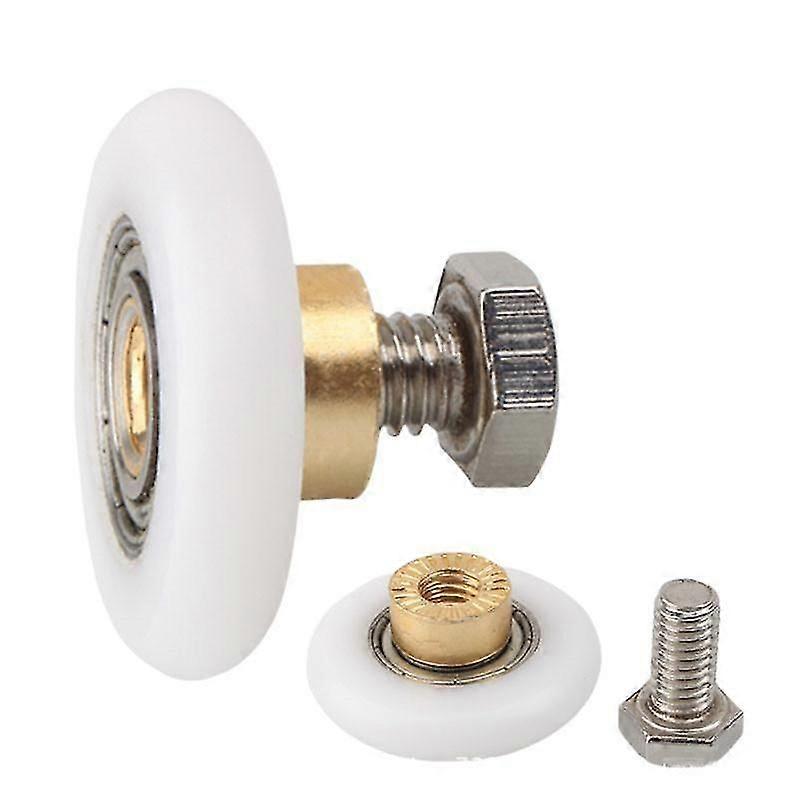 4pcs Single-Wheel Sliding Bathroom Door Rollers