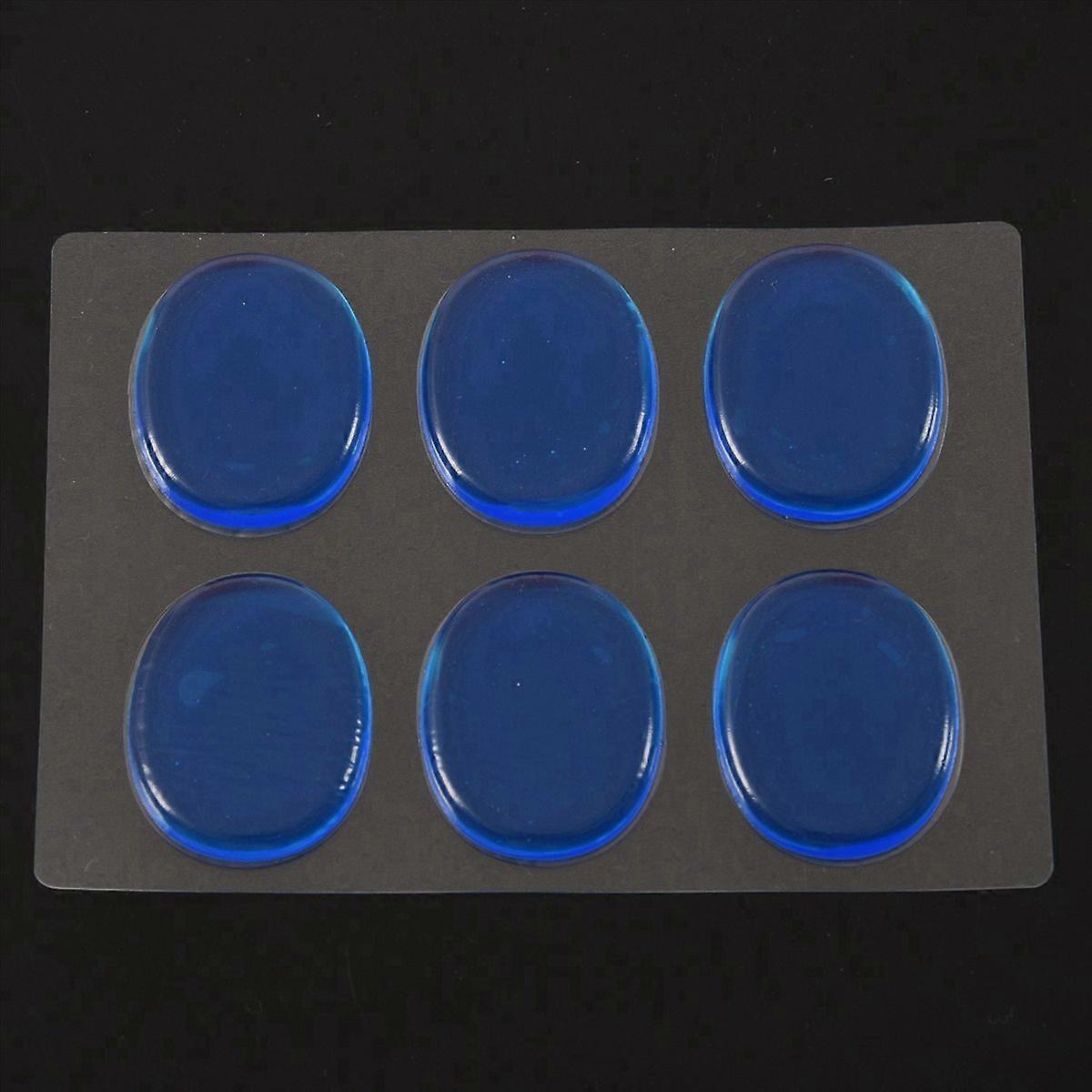 6pcs/set Snare Drum Mute Muffler Percussion Accessories(blue)