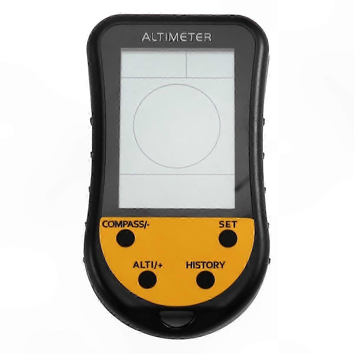 Digital Altimeter with LCD Display, Barometer, Compass, Thermometer, Weather Forecast, Clock, and Calendar Functionality