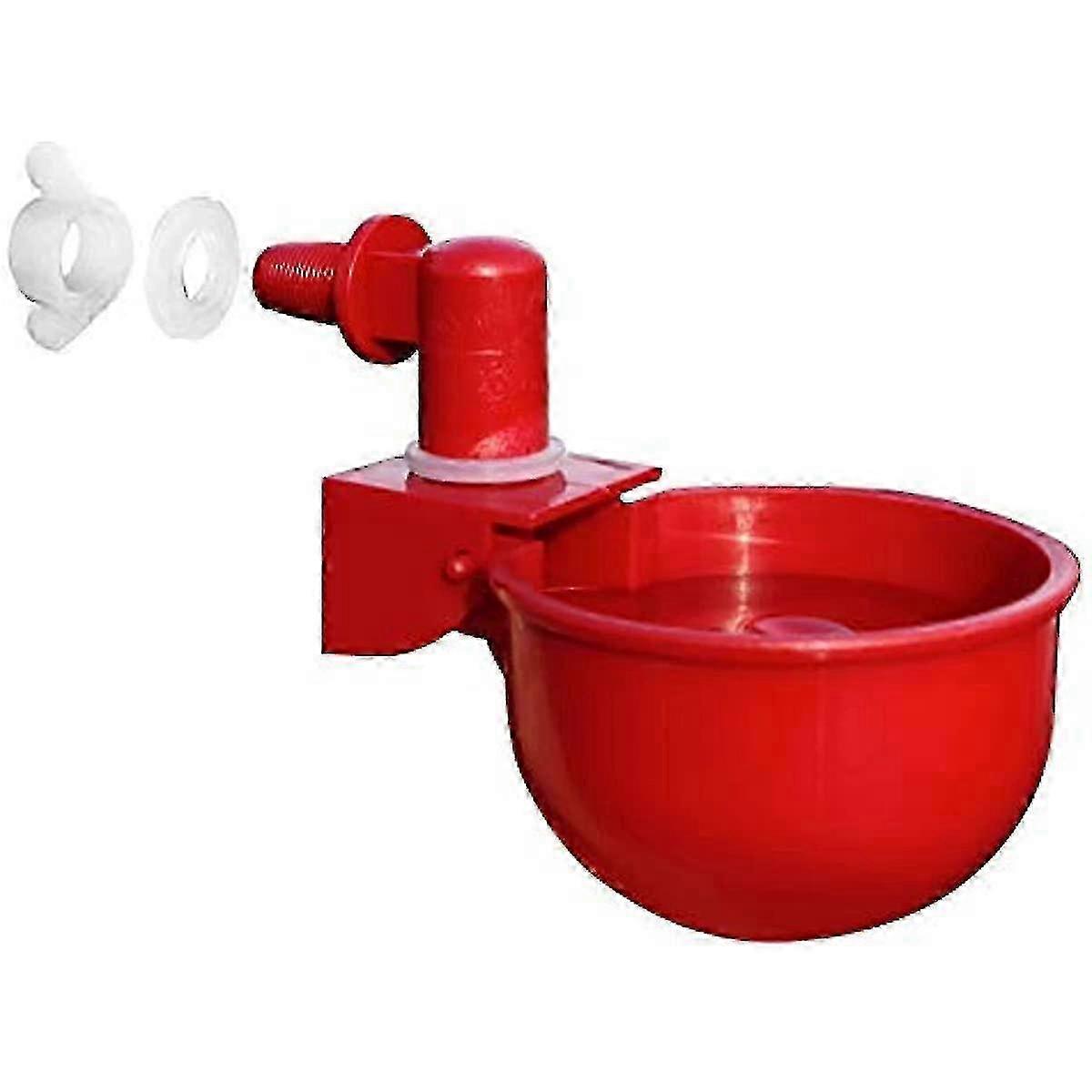 Improved Automatic Poultry Waterer Kit with 4 Chicken Water Cups for Farm Use