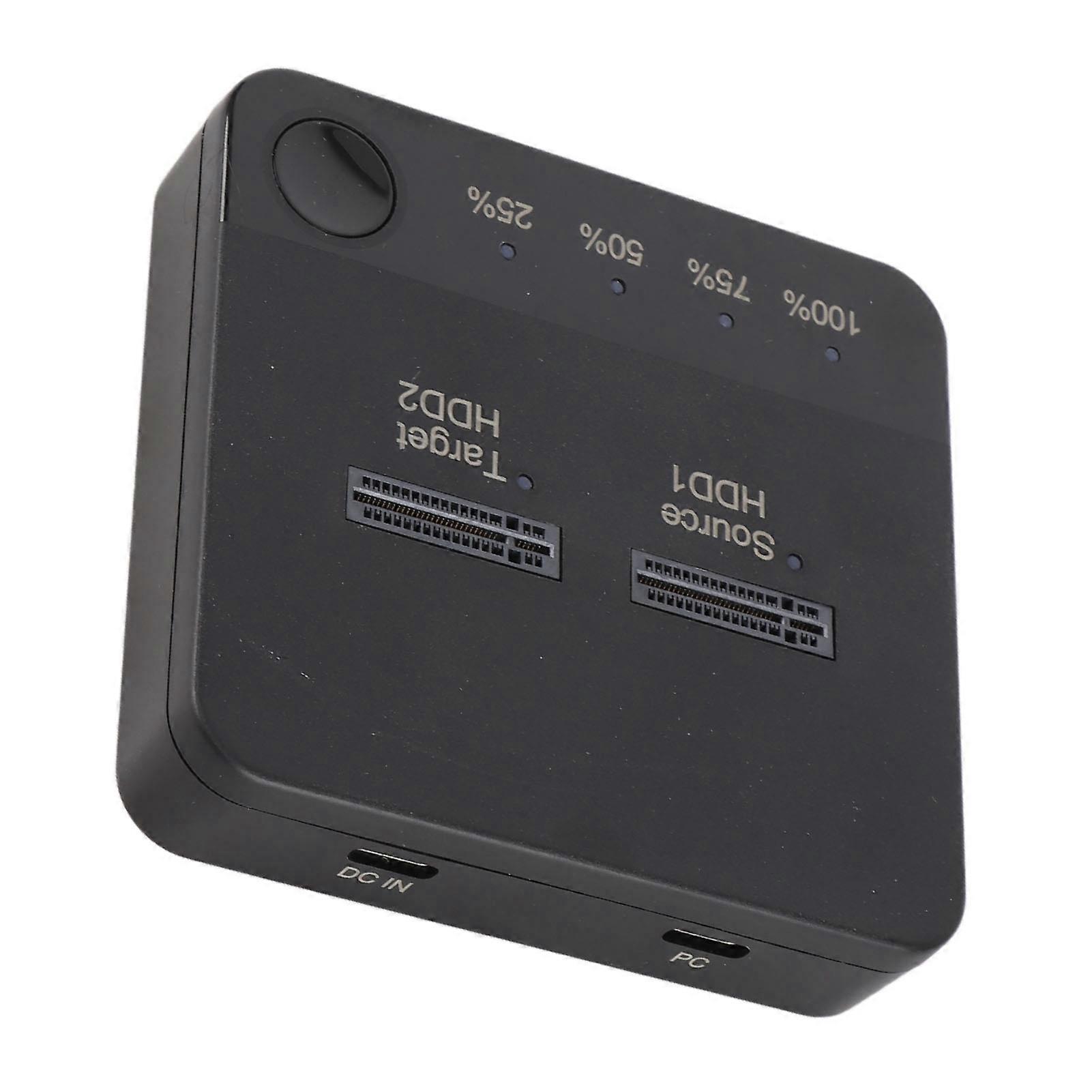 M.2 SSD Duplicator Dual Bay 1Gbps High Speed Offline Clone M.2 SATA SSD Docking Station for 2230 22242 2260 2280 22110  (Not Inclube Hard Disk)