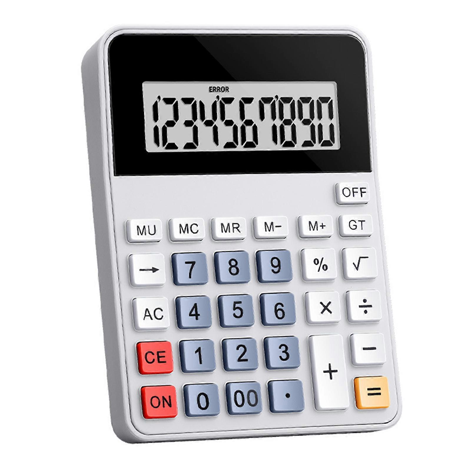 Large Screen 12 Digit Calculator Sensitive Keypad And Extended Service For Professional Use Multicolor