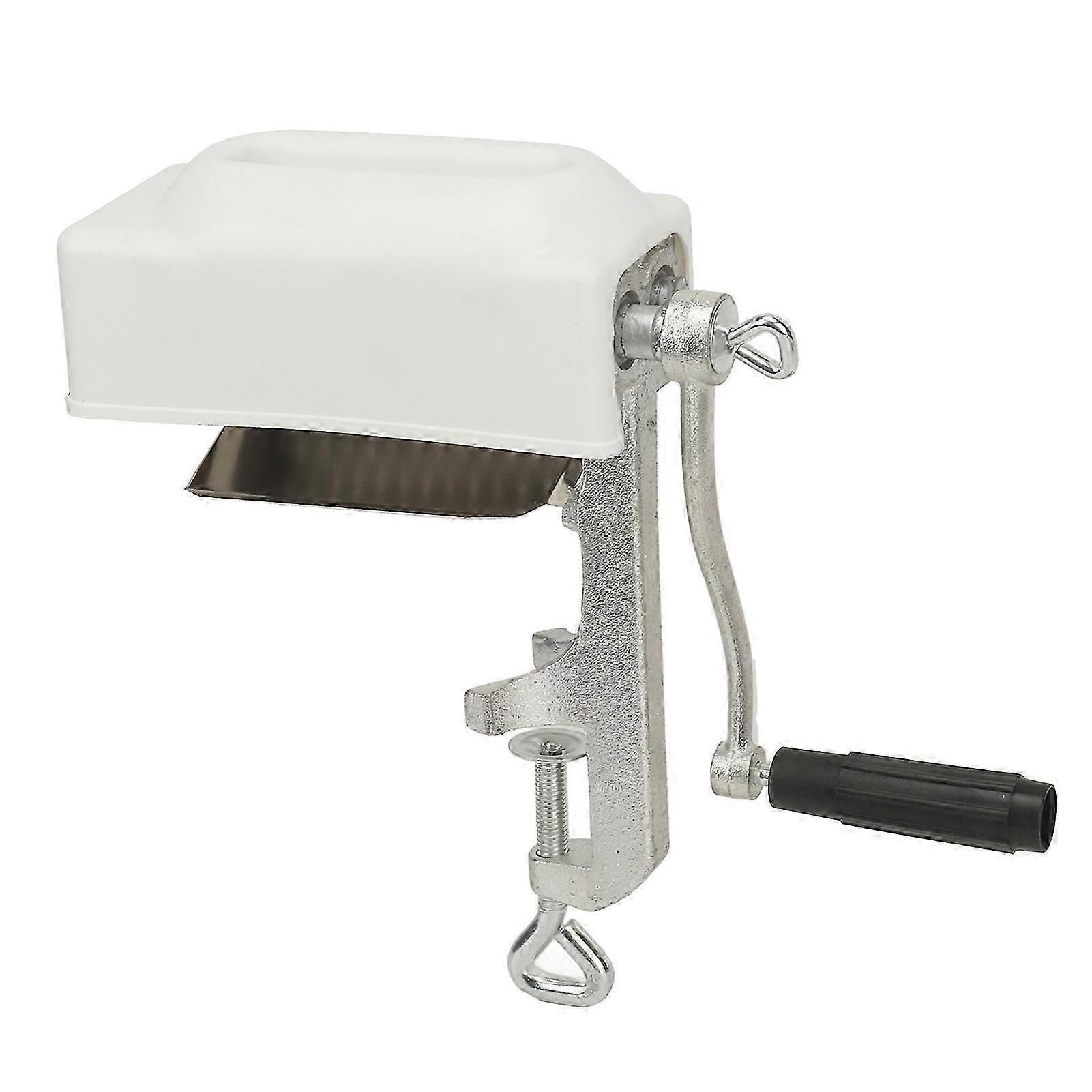 European Style Meat Tenderizer Tool - Cast Iron Rollers with 4" Opening for Efficient Tenderizing