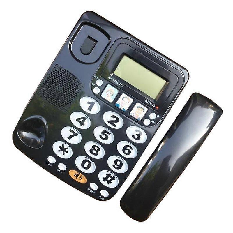 KX-2035CID Fixed Phone with Large Button Display Screen Incoming Call Display