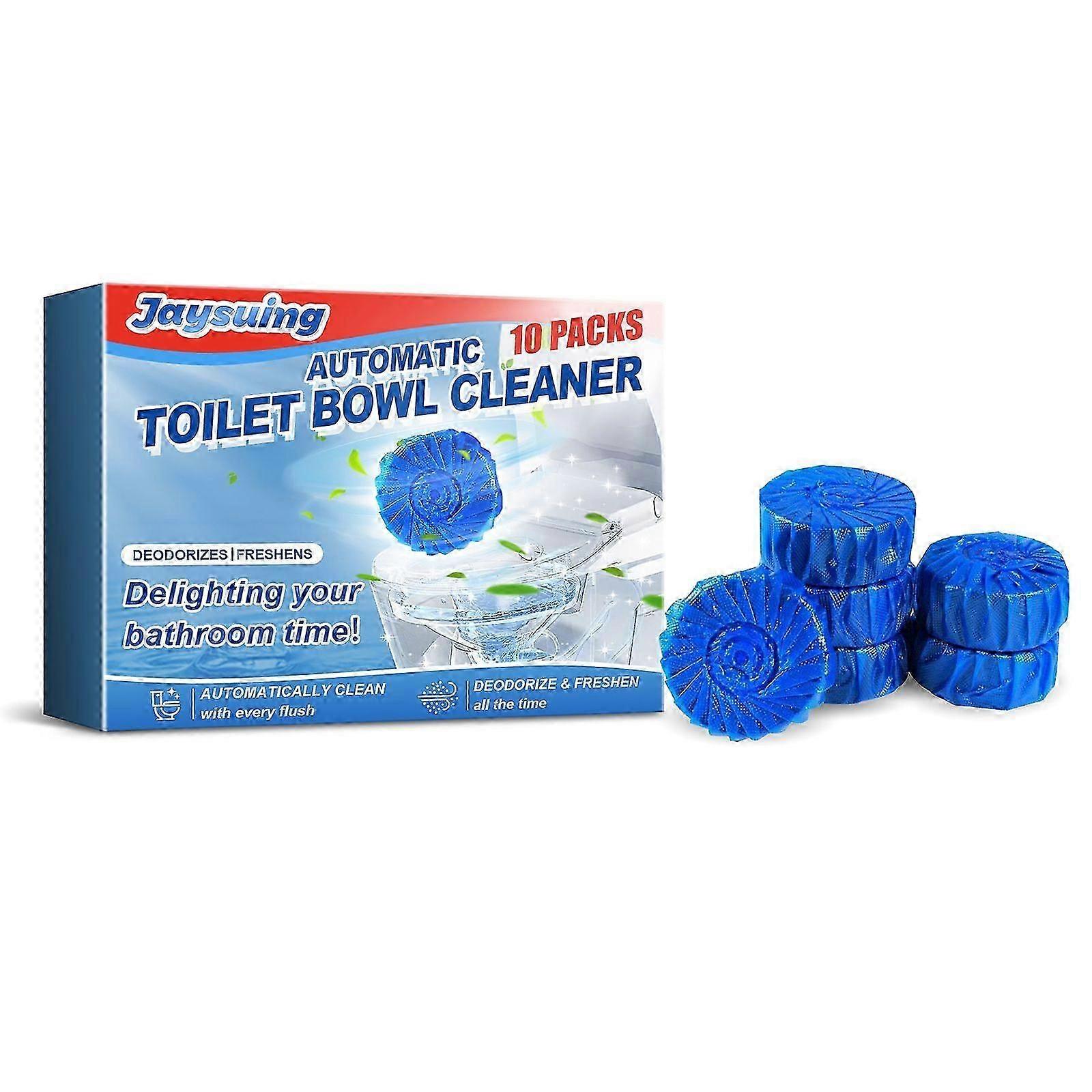Effervescent Toilet Bowl Cleaner Blocks - Long-Lasting Deodorizing