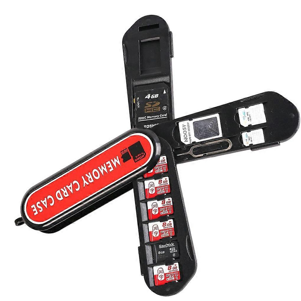 Memory Cards Cases Large Capacity Storage Case Padded Interior Carrying Box