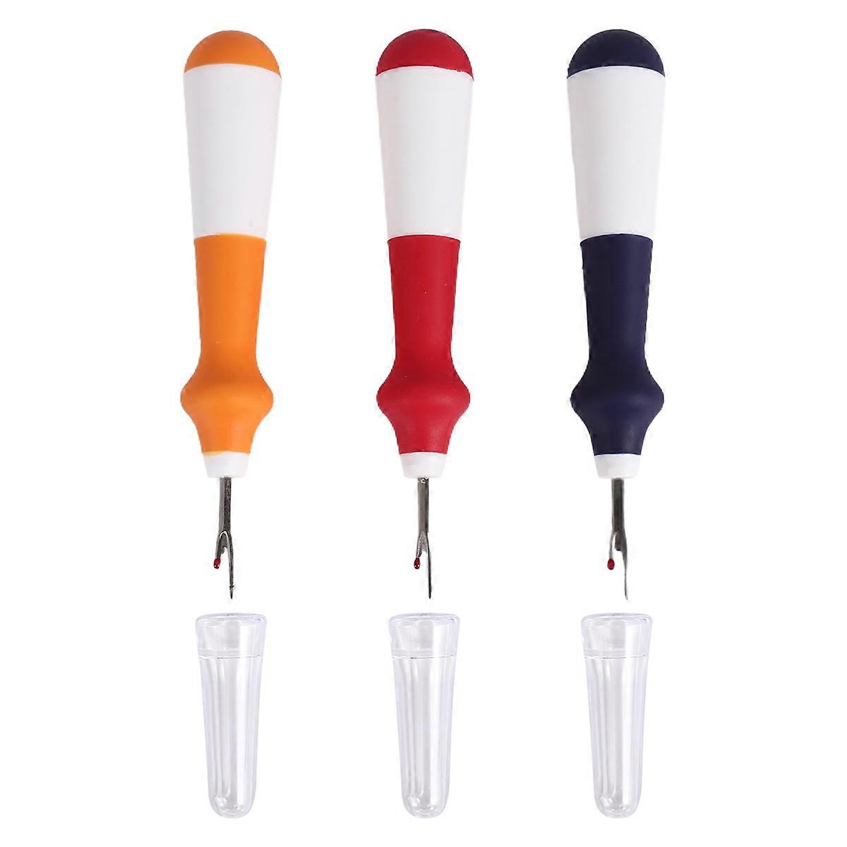 3PCS Seam Ripper Colorful Large Thread for Crafting Removing Hems
