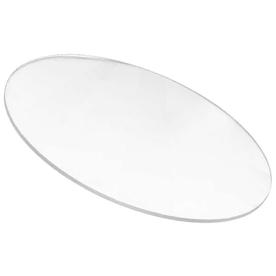 Transparent 3mm Thick Mirror Acrylic Round Disc Diameter:70mm