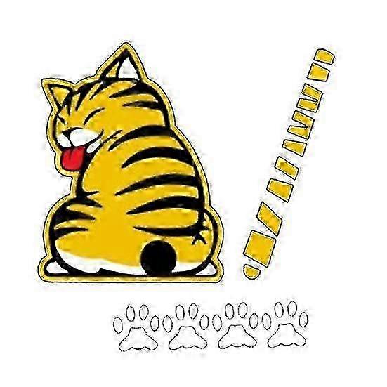 Practical Window Wiper Anti-scratch Lightweight Decal Self-adhesive Glass Rear Window Decoration Decals for Car Styling