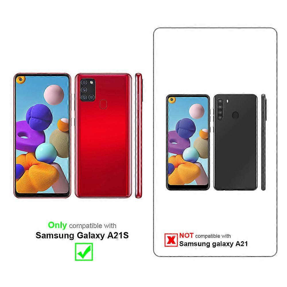 Προστατευτική θήκη Samsung Galaxy A21s Θήκη TPU - Ματ Μεταλλικό Σχέδιο