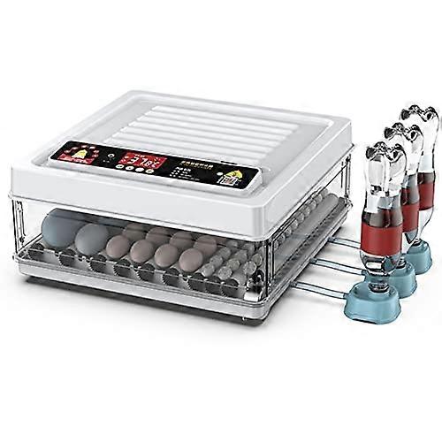 Automatic Egg Incubator With Temperature Control And Turner Model 64 For Chickens Ducks Quail And Birds Large Capacity