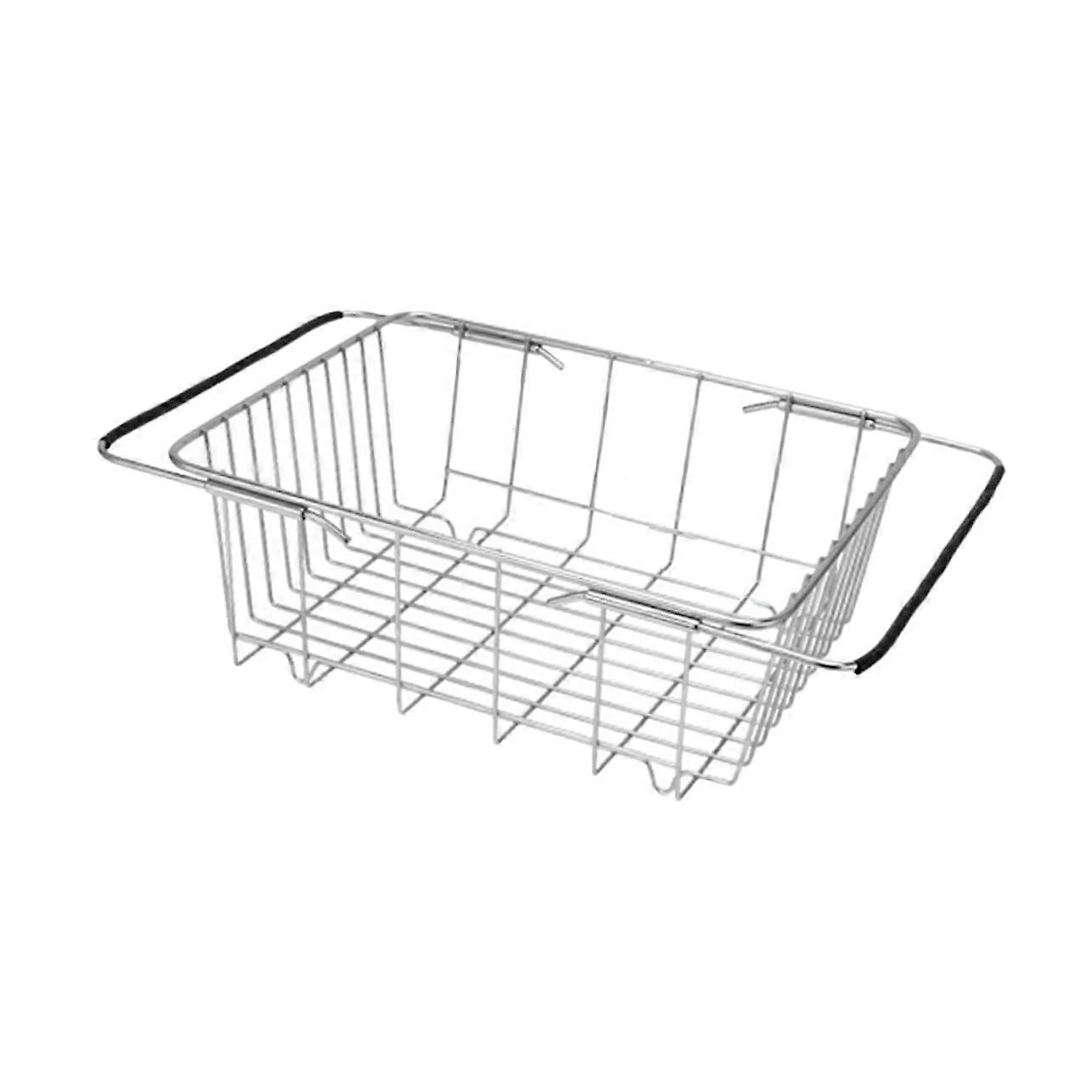 Stainless Steel Over Sink Dish Drying Rack Expandable Drain Board for Kitchen Counter