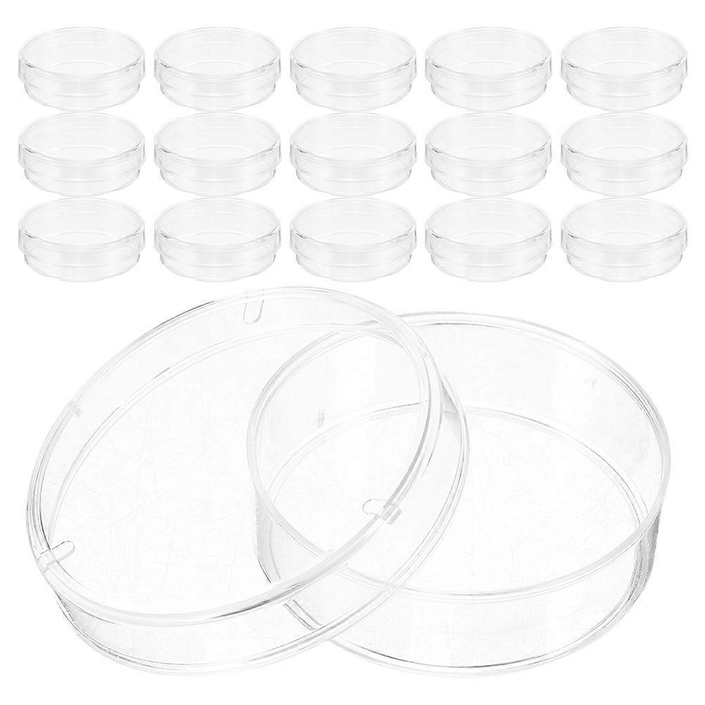 Transparent Culture Plates for Lab Experiments 100Pcs Cell Observation