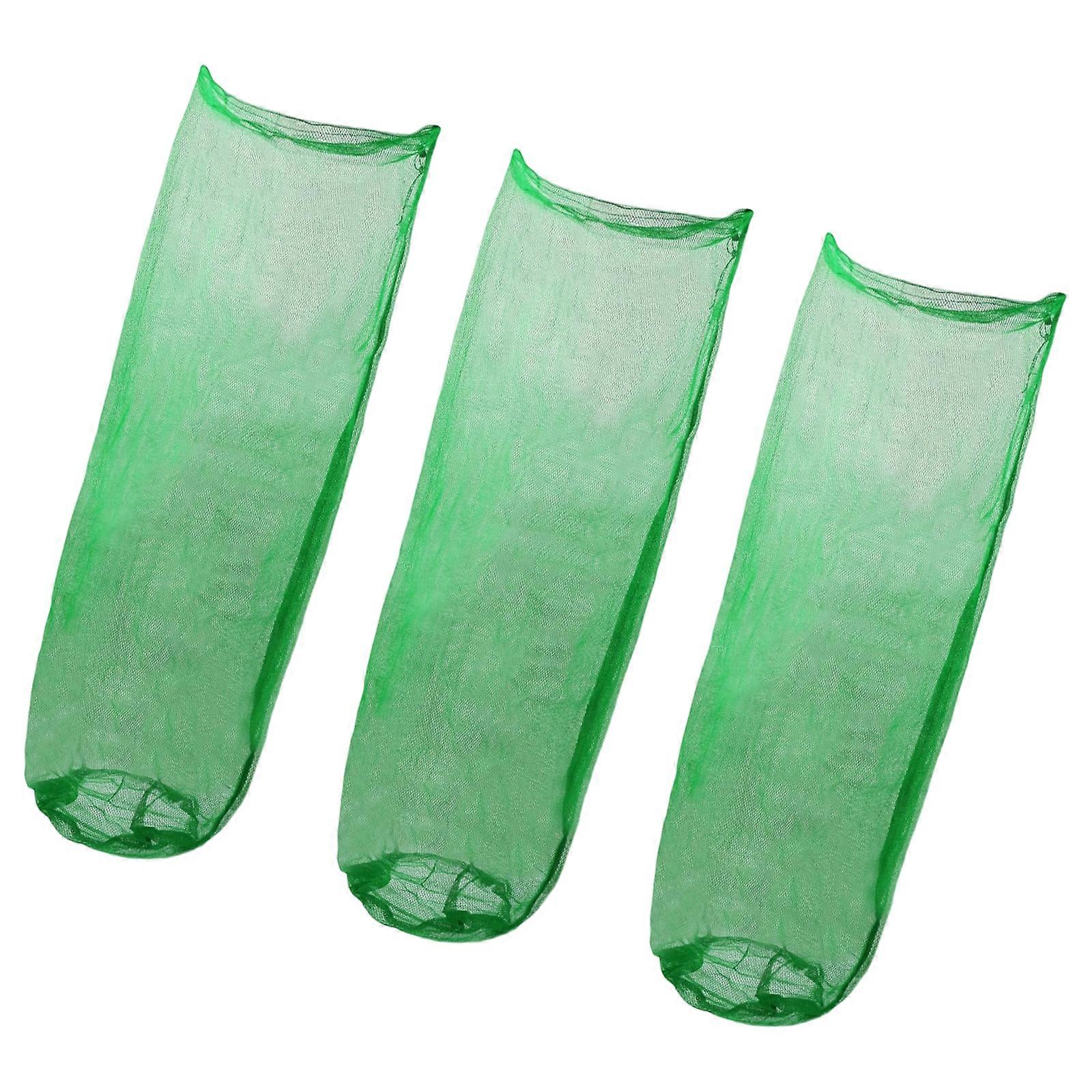 Pack Of 3 Strong Polyamide Needle Collection Bags For Disintegrator Consistent Yard Waste Storage With Modifiable Cord  31.50 x 59.06 inches