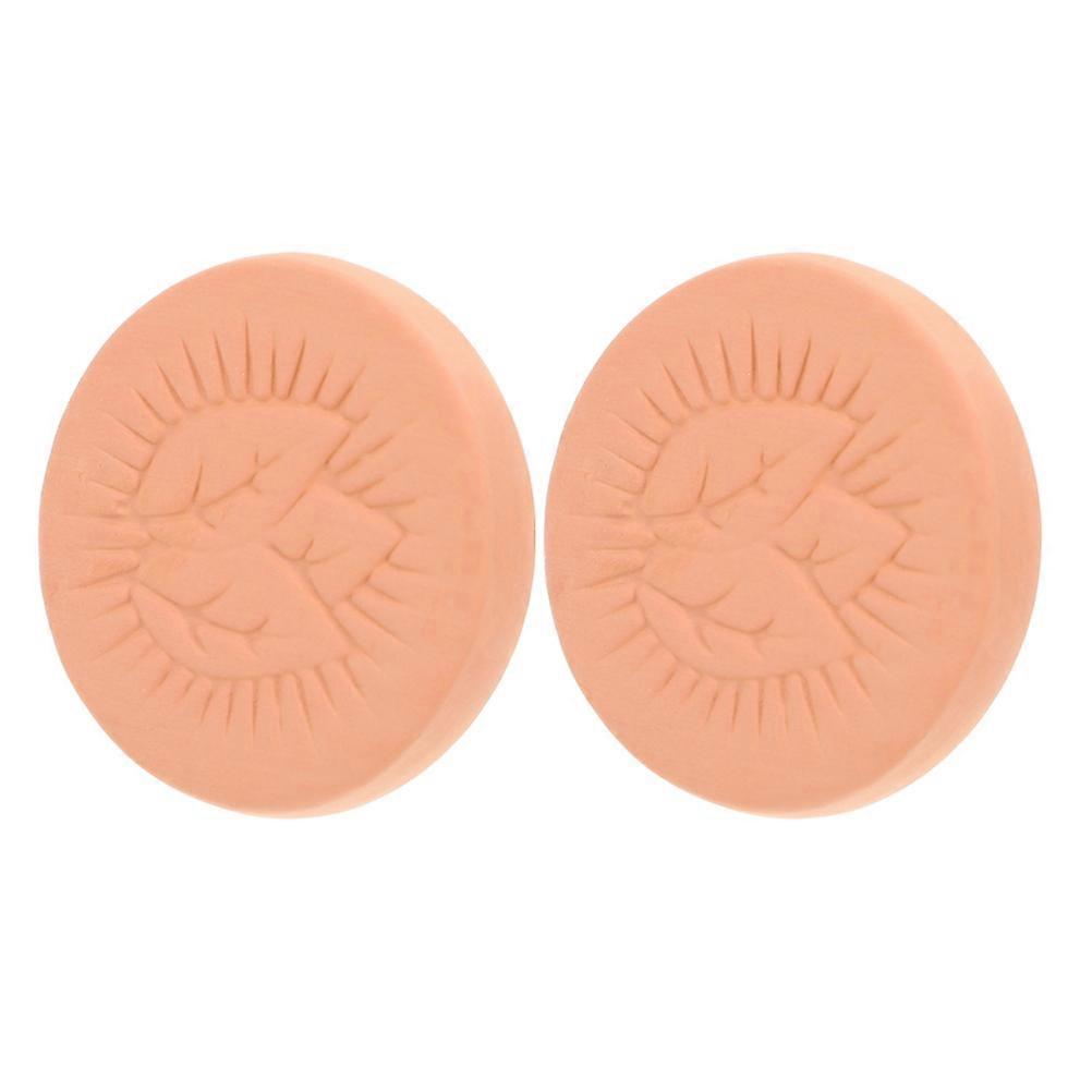 Clay Brown Sugar Keeper Disk for Sugar Softening 2Pcs Pack