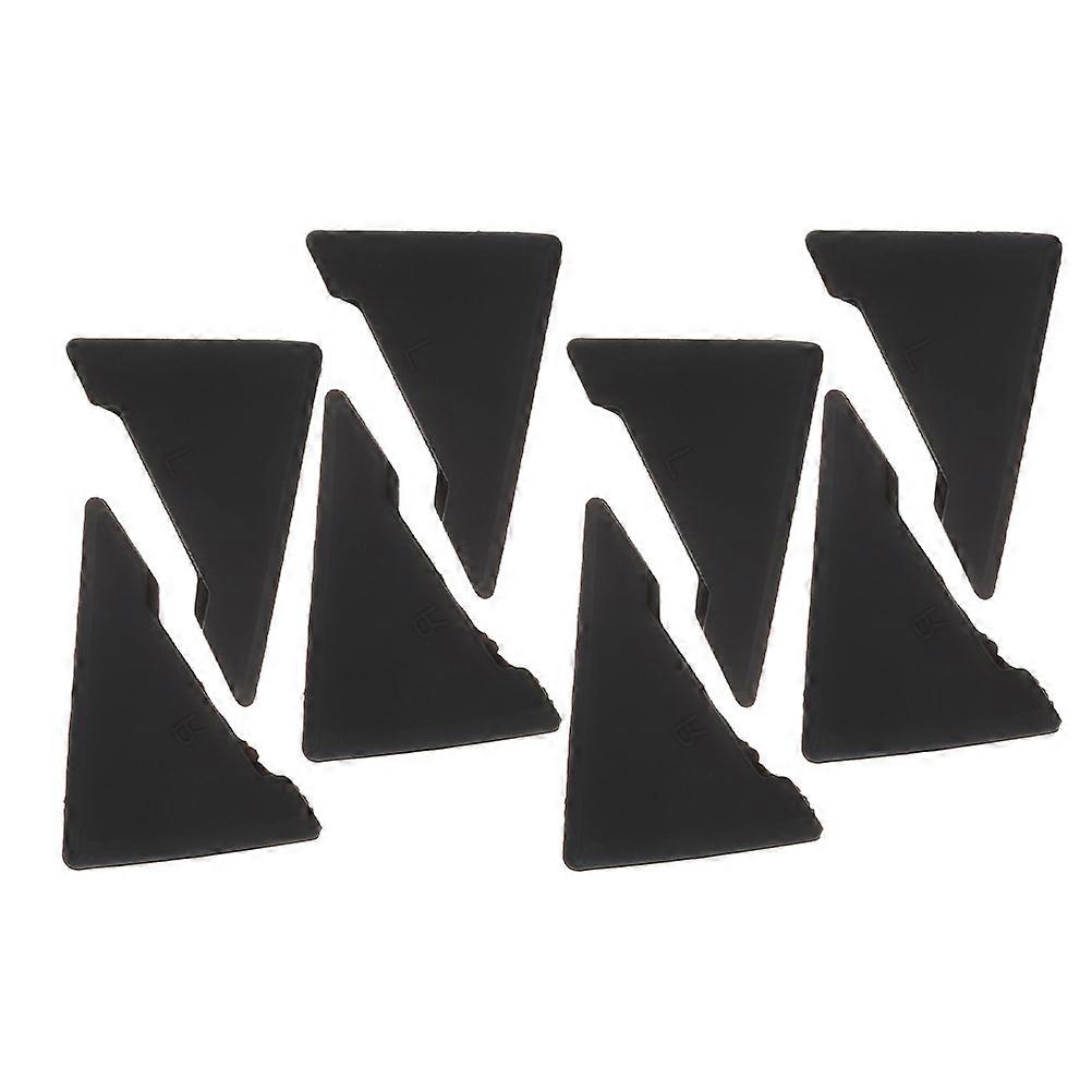 Car Door Protector Edge Guard for Scratch Prevention 8Pcs Black Silicone Guards