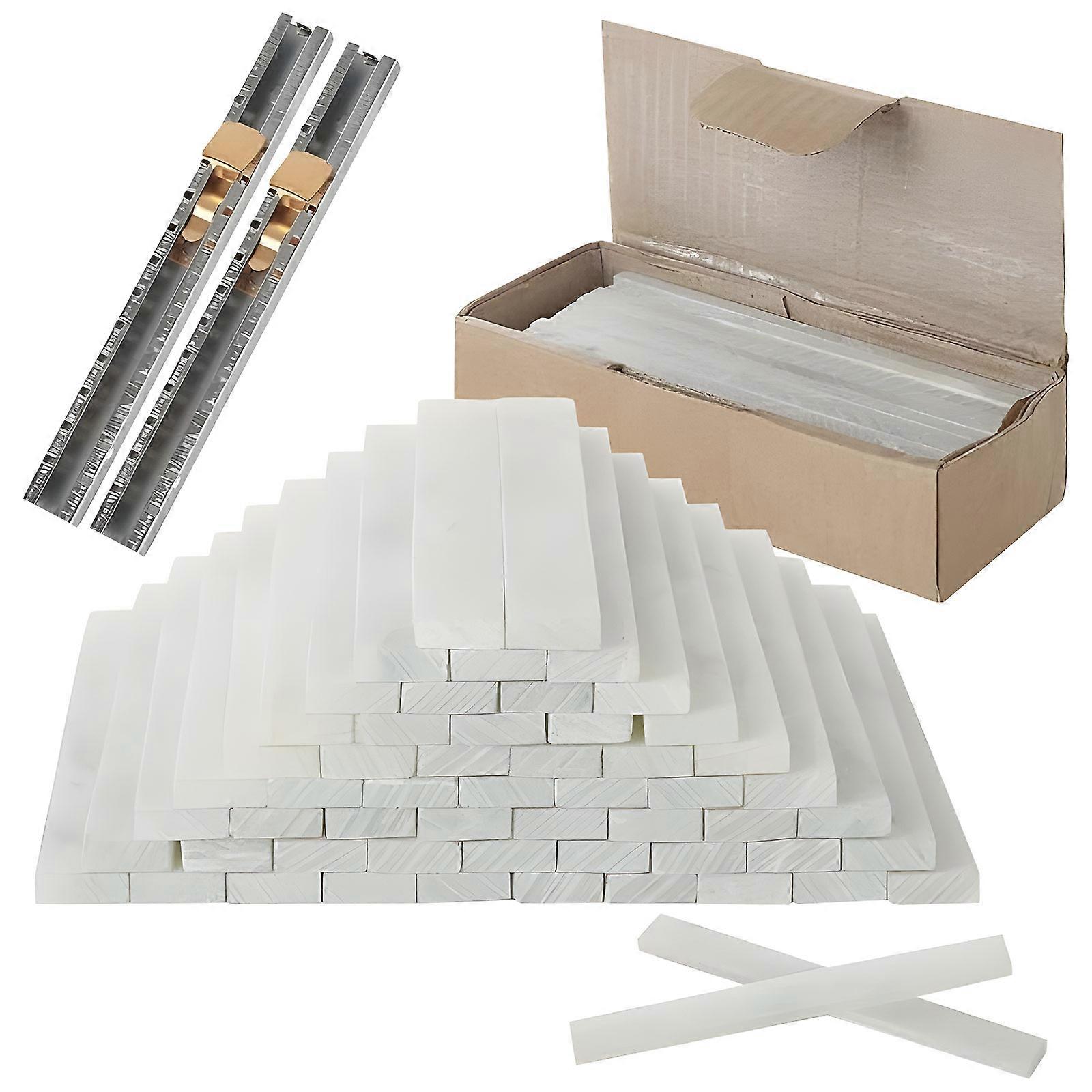 Natural Soapstone Welding Pencils with 2 Permanent Possessors and 54 Refills for Precise Marking on Multiple Exteriors Multicolor