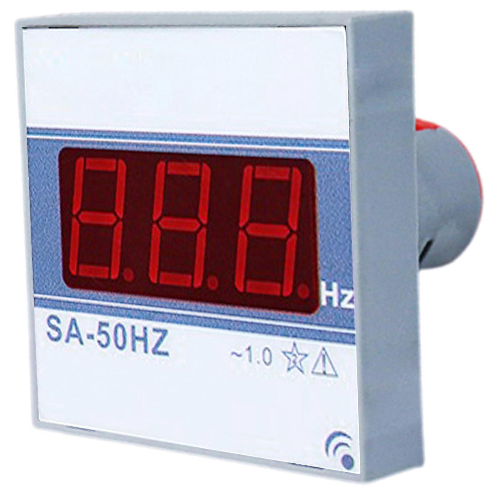 AC24-500V 0-99Hz 0-100A Voltmeter Ammeter Voltage Current Frequency Meter Digital Display Amp Hz Detector Gauge Multicolor
