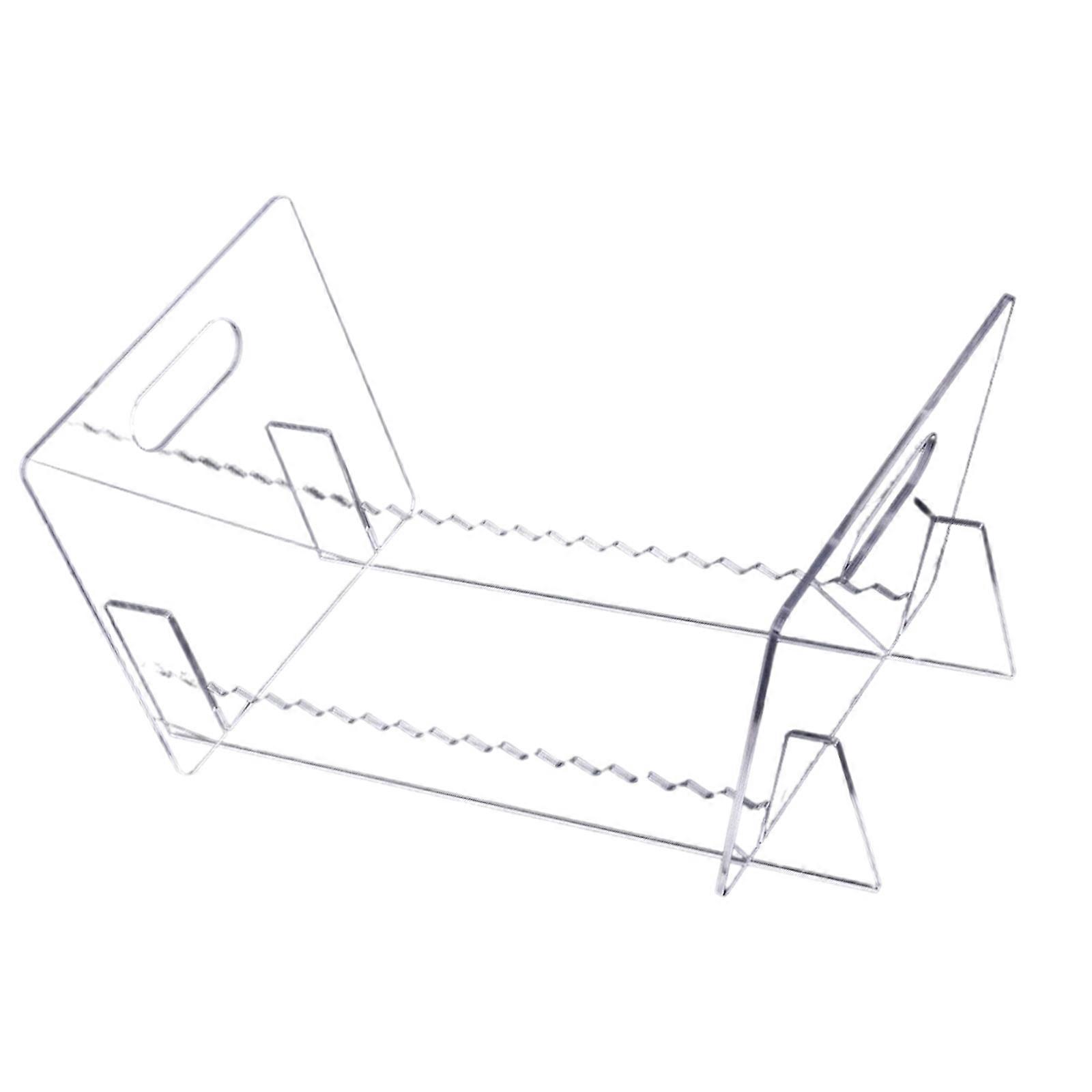 Elegant Album Display Shelf, Clear Acrylic Storage Stand Home Accessory with Solid Acrylic Base Desktop Record Organizes Multicolor