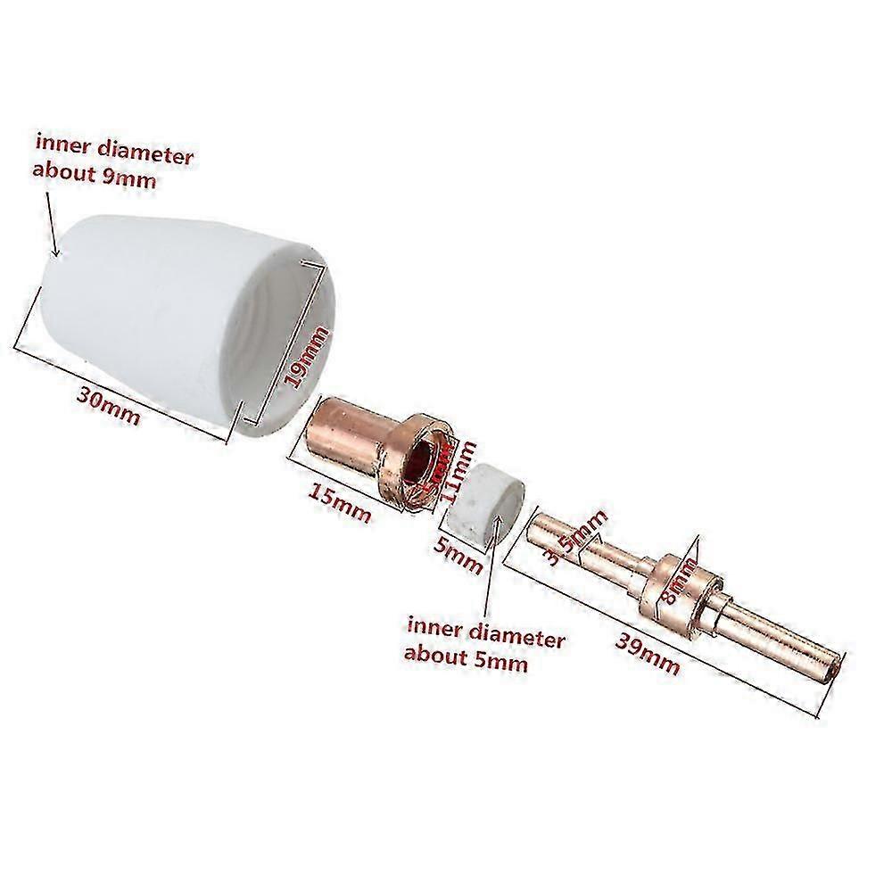 40pcs PT-31 LG-40 Plasma Torch Consumables Set for Cut-40 50 Machines