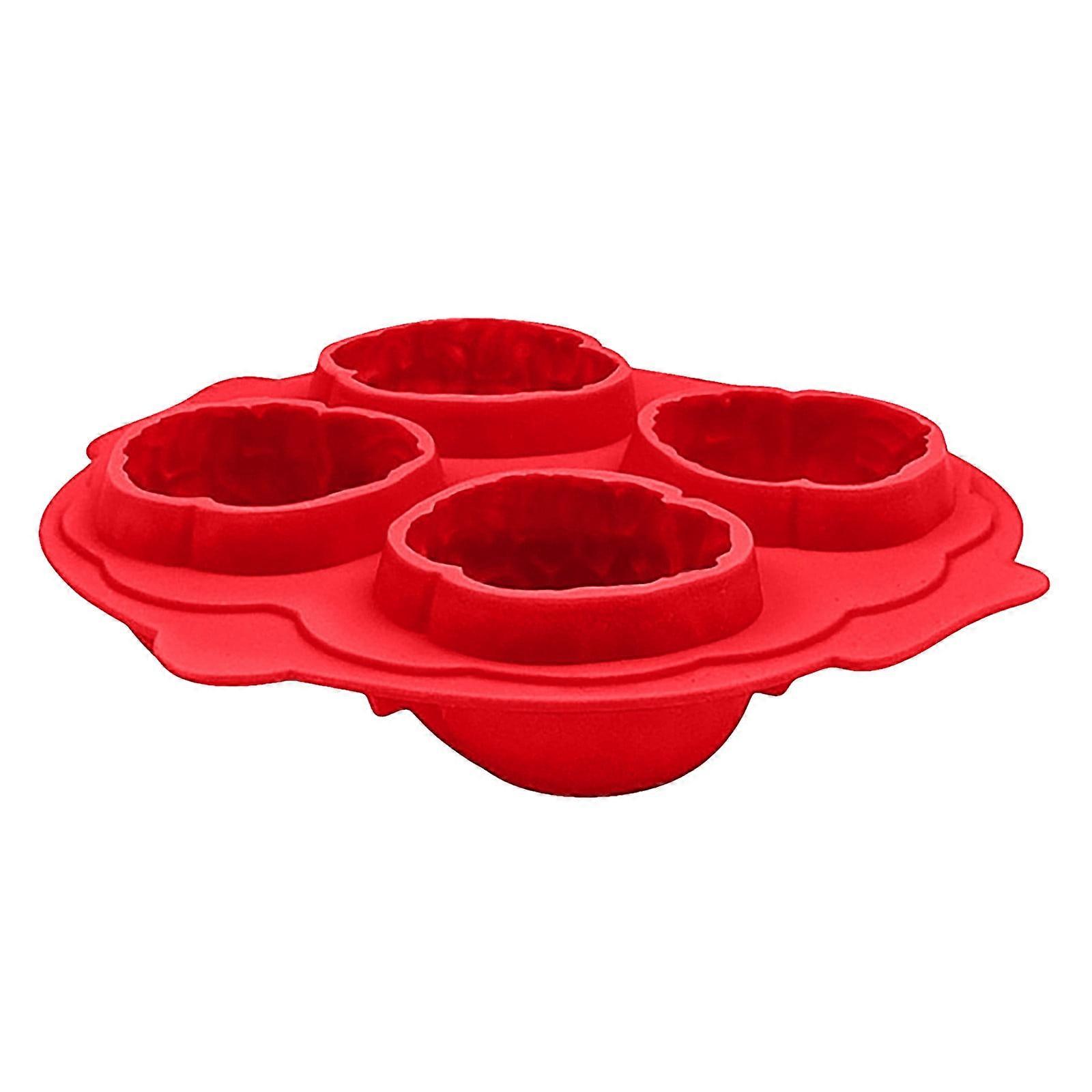 Fankiway Ice Cube Tray, The Brain Ice Tray Ice Can Be Reused to Make 4 Ice Ball Molds