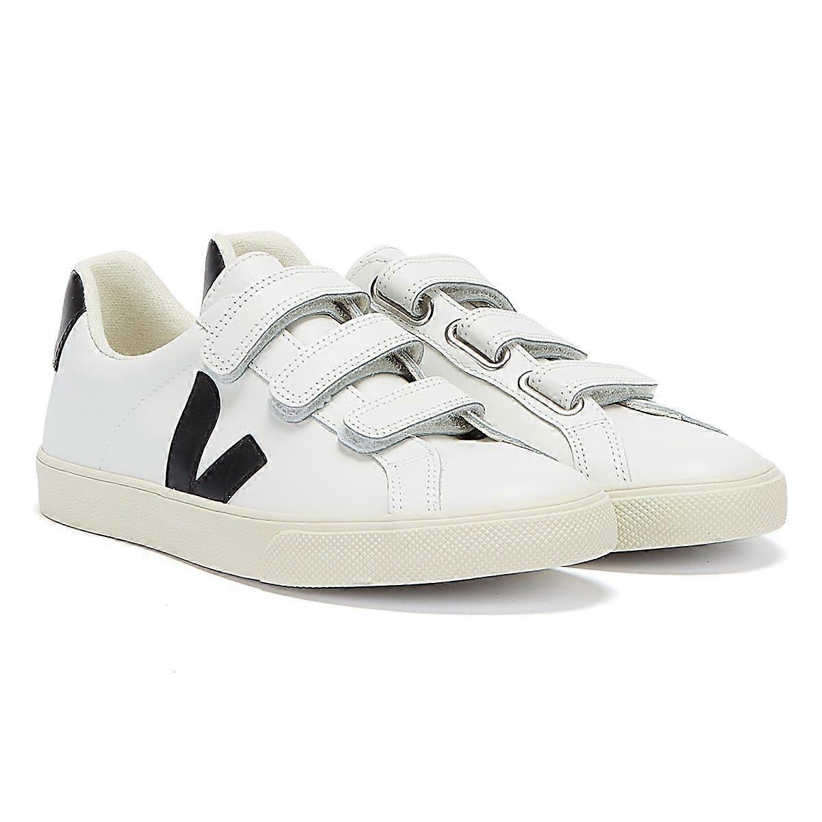 Veja Esplar Leather 3-Lock Womens Extra White / Black Trainers