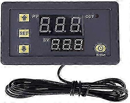 24V 20A W3230 LCD Digital Thermostat Controller Regler Hohe Temperatur Alarm