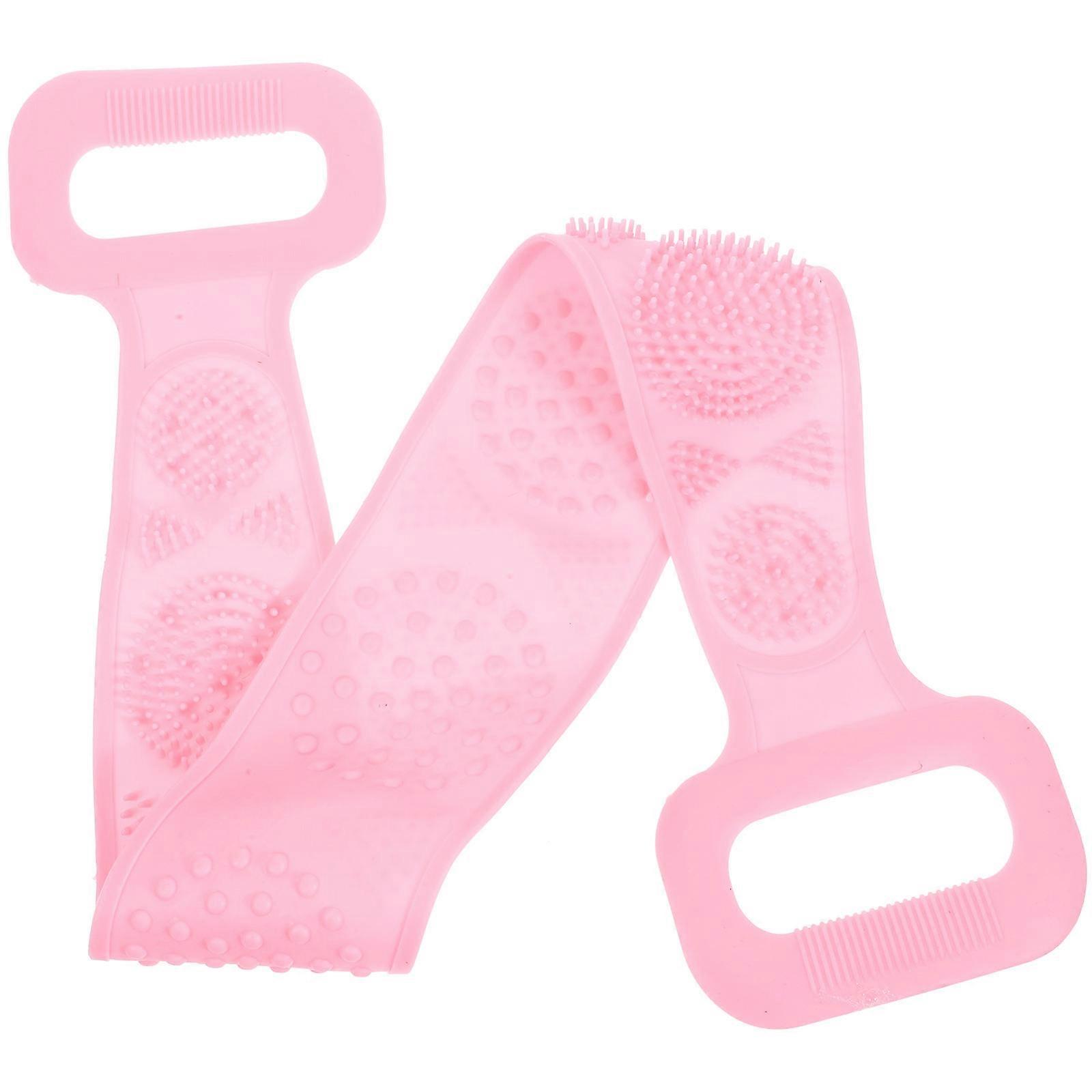 Back Rub Towel for Bathing Use 1Pcs Grey