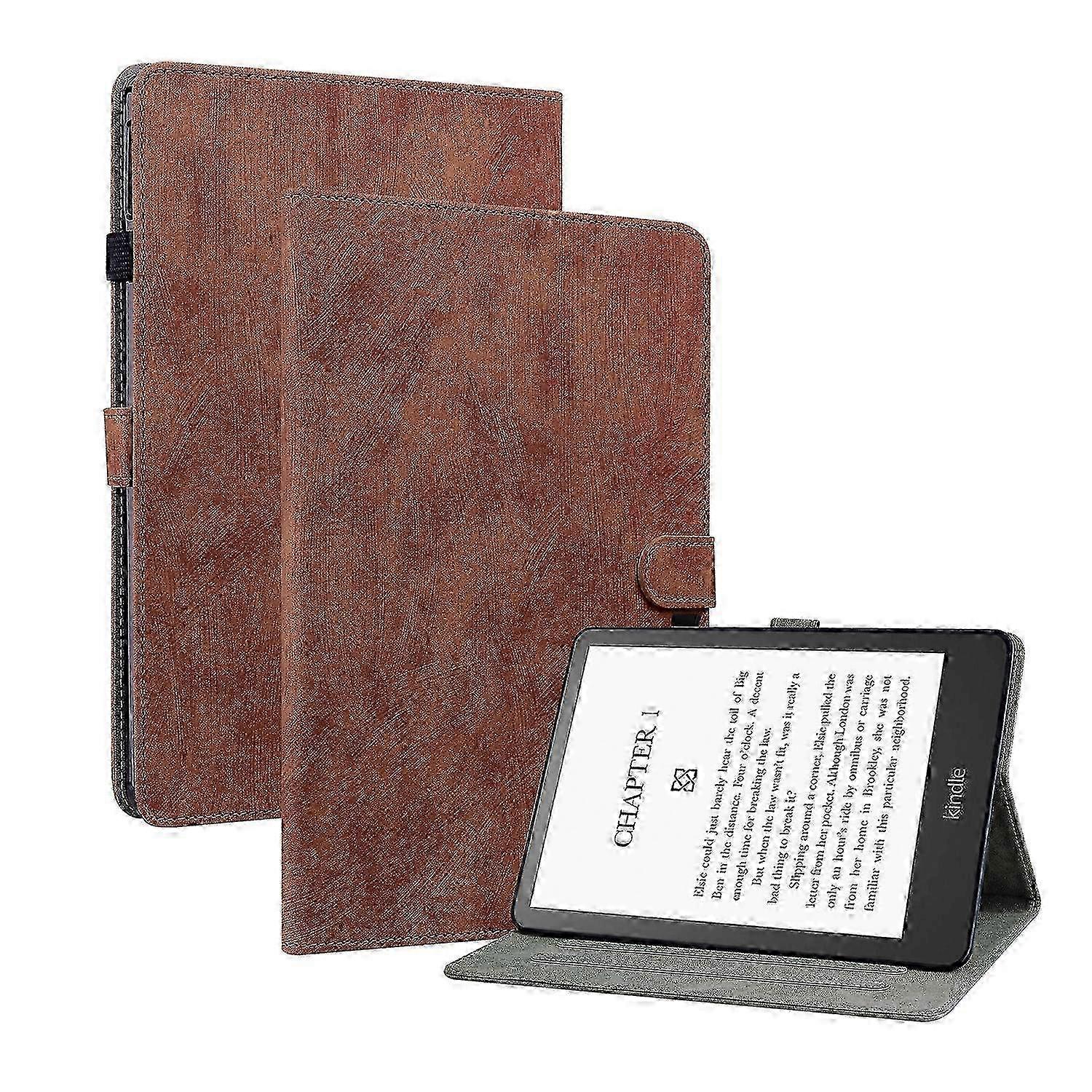 For Amazon Kindle Paperwhite 5 Tiger Pattern PU Tablet Case With Sleep / Wake-up Function 2025