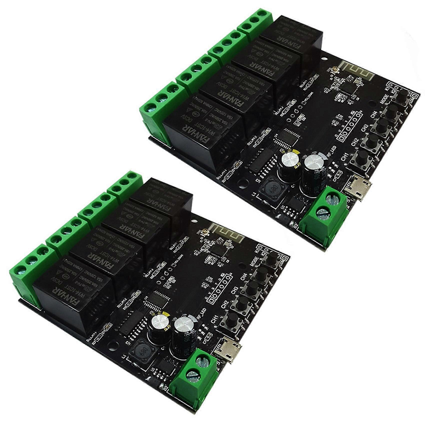 2X 4CH Tuya Switch WiFi Switch Module Wireless Relay Smart Life APP Remote Control Smart Timer for S