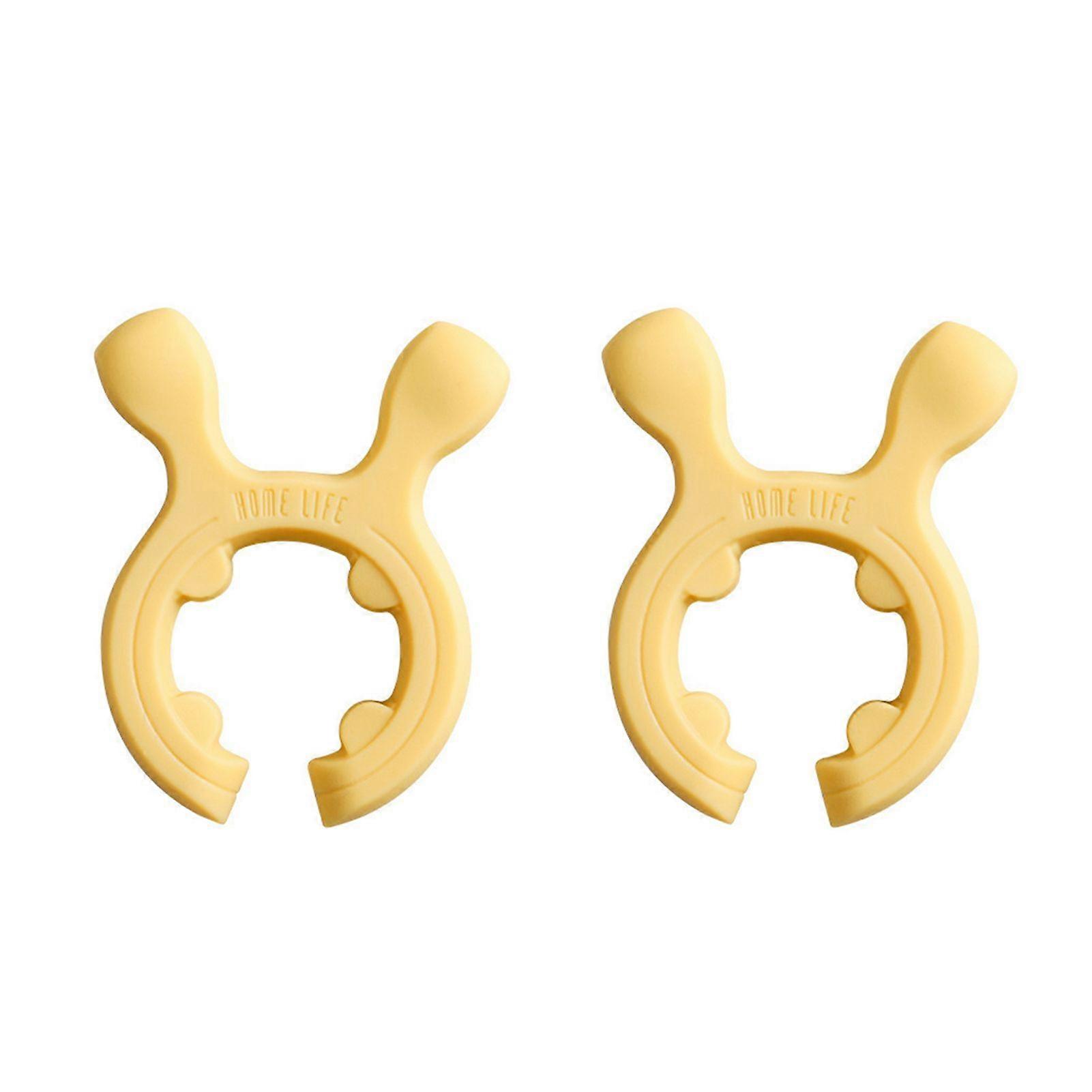 Jikaix Silicone Pot Lid Clip Spoon Holder Bracket Anti-overflow Support Rack for Kitchen Universal Spatula Holder Clip