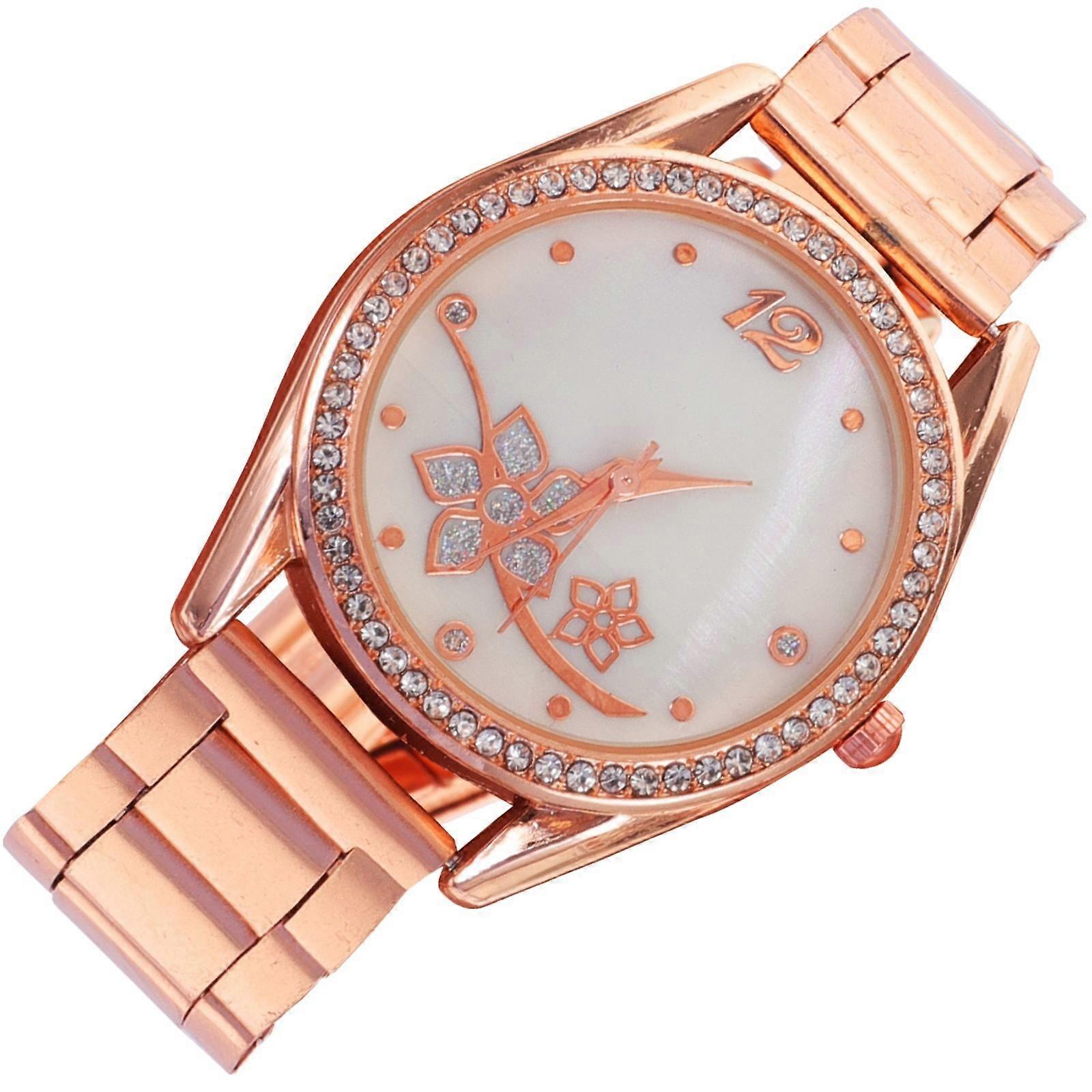 Wristwatch for Timekeeping with Comfortable Strap Rose Gold