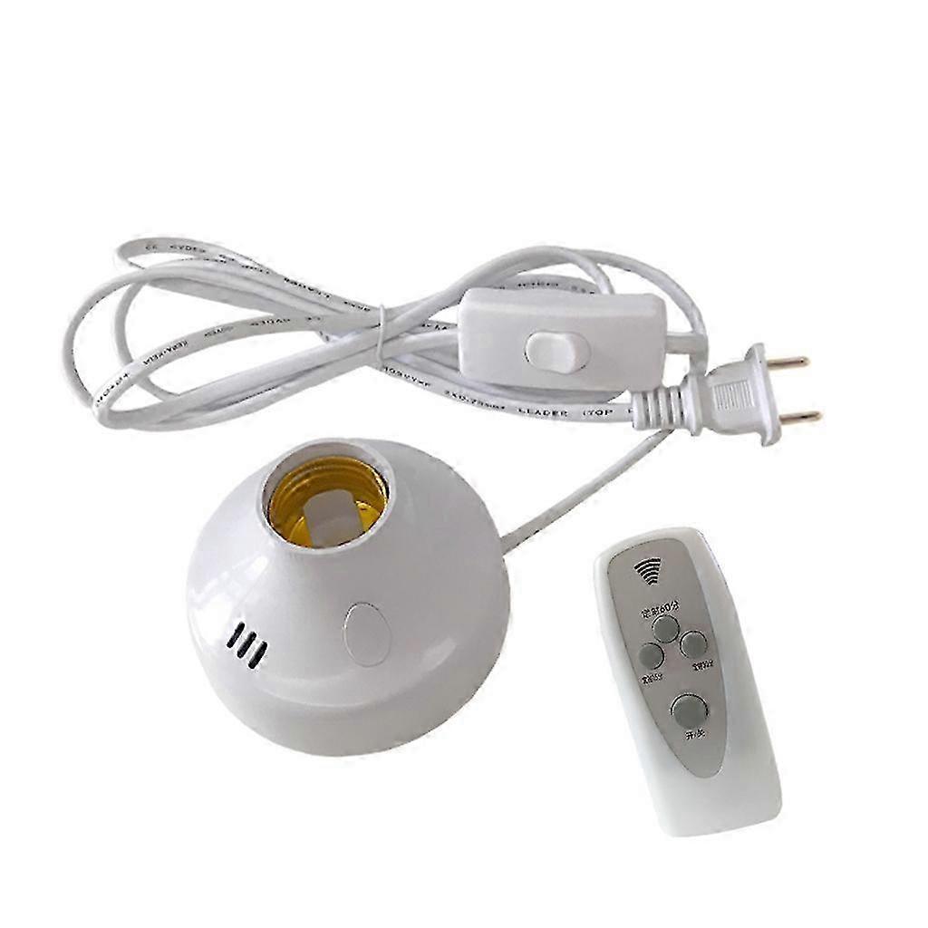 Wireless Remote Control Lamp Holder E27 Socket 110V 220V Bulb LED Night Light