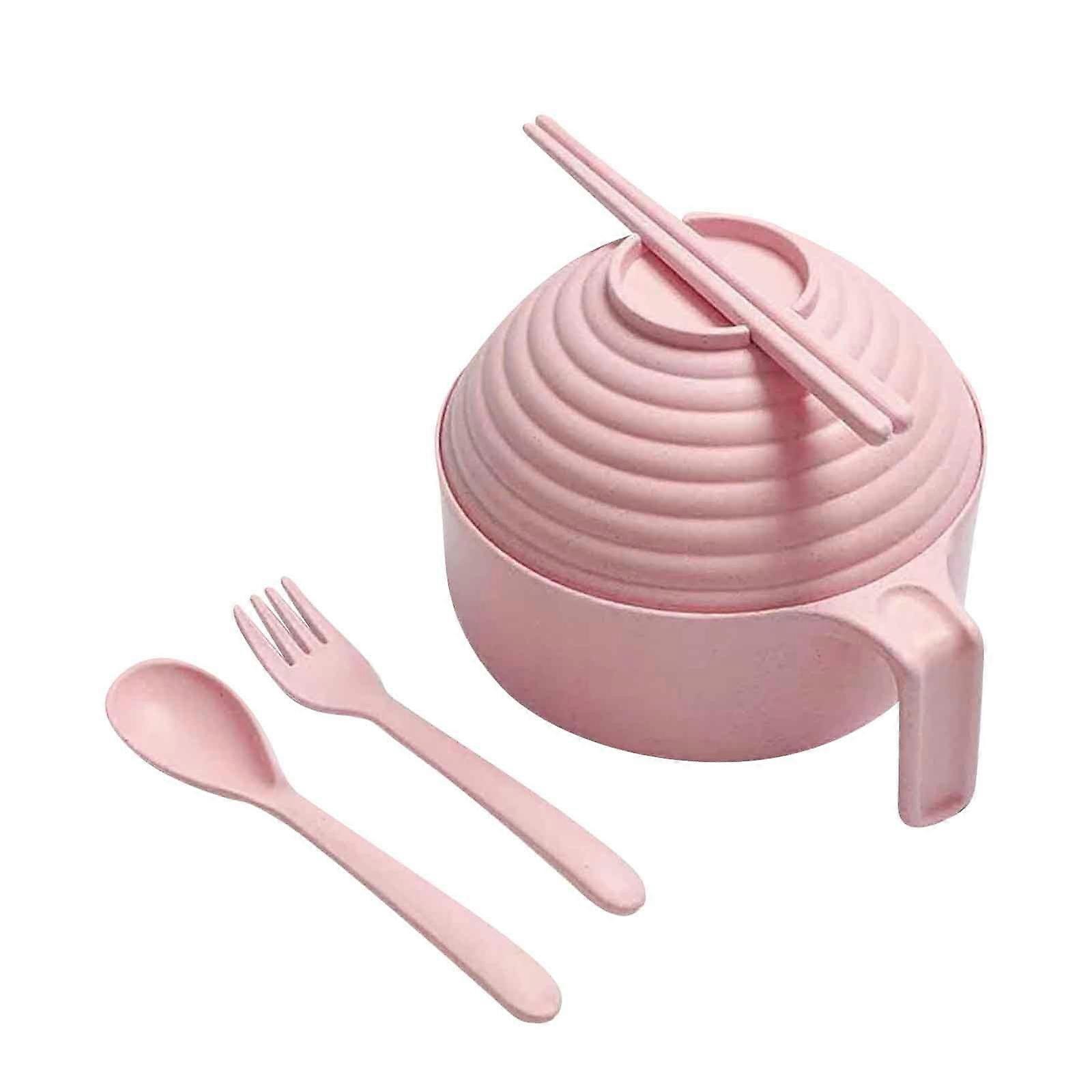 Instant Noodle Bowl With Lid Tableware Student Dormitory Bowl And Chopsticks Set Instant Noodle Bowl With Lid