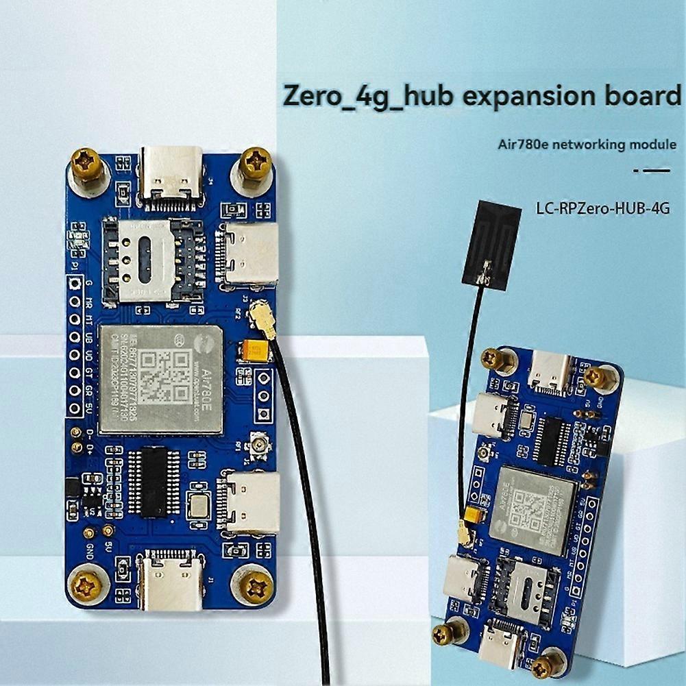 4G HUB Expansion Board Air780e Networking Module 4G CAT1 LTE Ethernet Module for Raspberry Pi Zero Dedicated