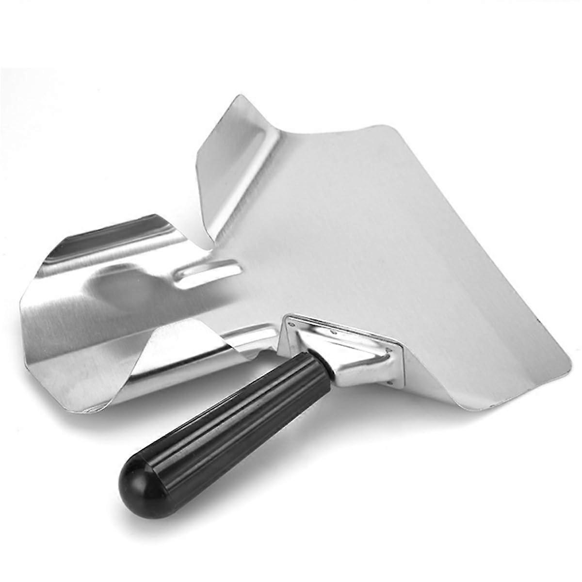 Stainless Steel French Fry Scoop with Wide Mouth and Ergonomic Handle for Snacks and Popcorn