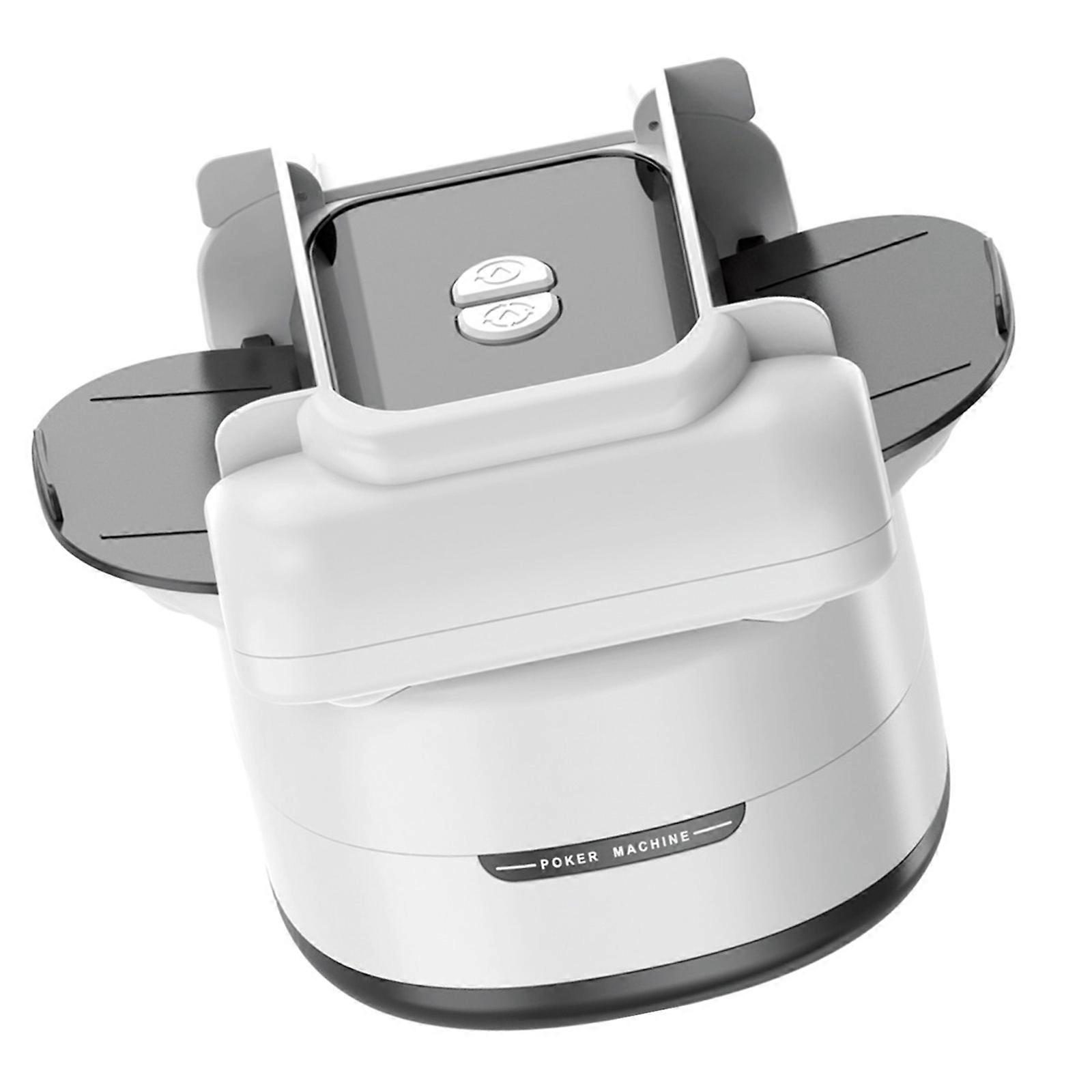 Multi Deck Automatic Card Shufflers Supporting 4 Deck Simultaneously Quiet and Efficient Plastic Build for Entertainment Multicolor