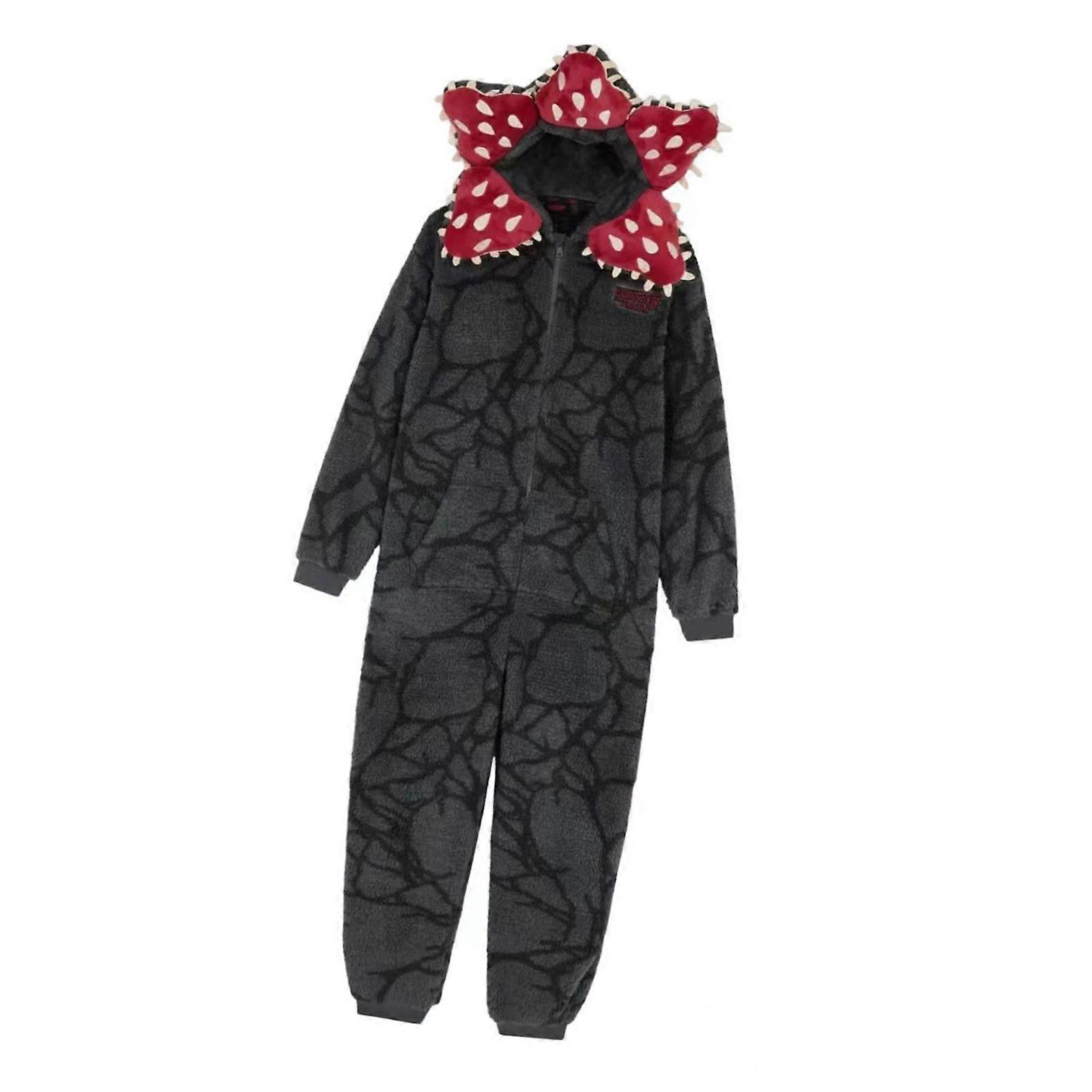 Easy Wear Women's Cotton Corpse Flower Jumpsuit Sleepwear with Zip Front Closure Comfortable Fabric for Home Lounging Warmth  XL