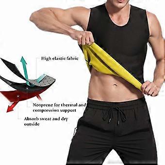 Trainingsvest voor heren, afslankende shapewear, tailleband, compressie, buikcontrole, fitness